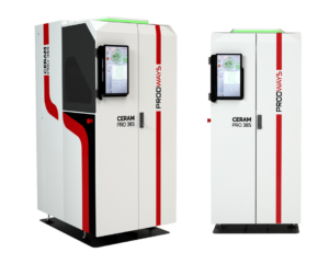 Prodways Ceram Pro 385 industrial 3D printer for technical ceramic manufacturing and high-precision parts.