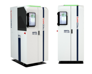 Prodways Dental Pro 200 industrial 3D printer for high-volume dental aligner and model production.