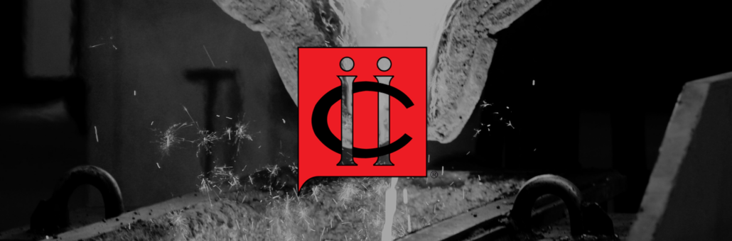 Official ICI logo for the Investment Casting Institute technical conference, showcasing industrial manufacturing and metal casting processes.
